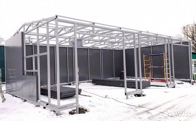 Каркас гаража под сэндвич-панели 6х10 м, 60м²