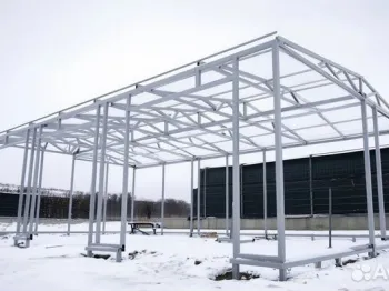 Каркас гаража под сэндвич-панели 6х10 м, 60м²